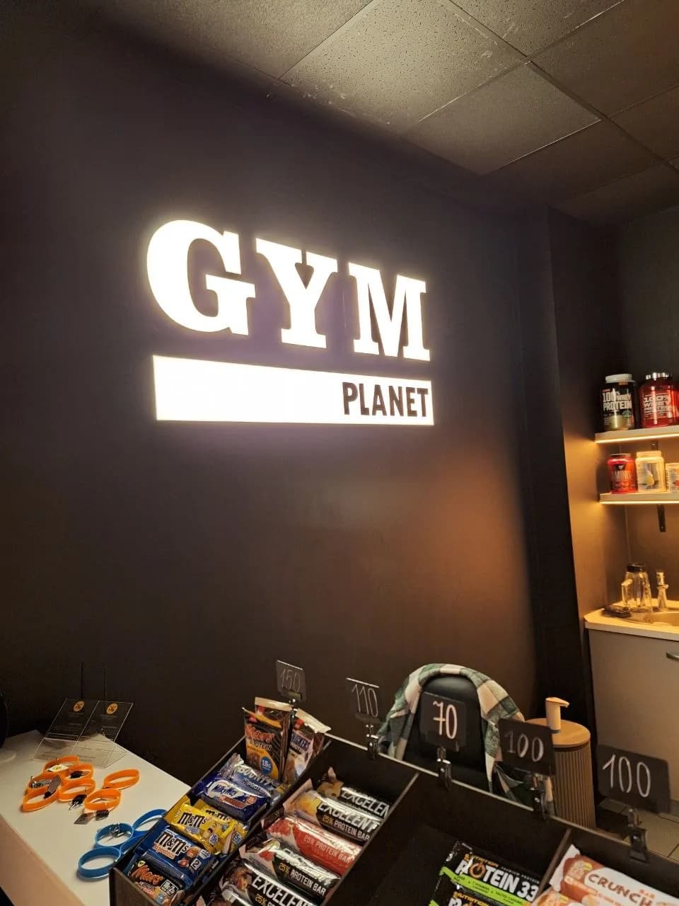 A TheFace sign for Fitness centres