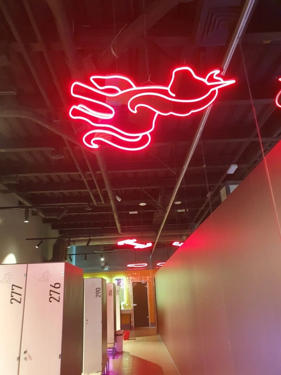 Fitness centres — a sign