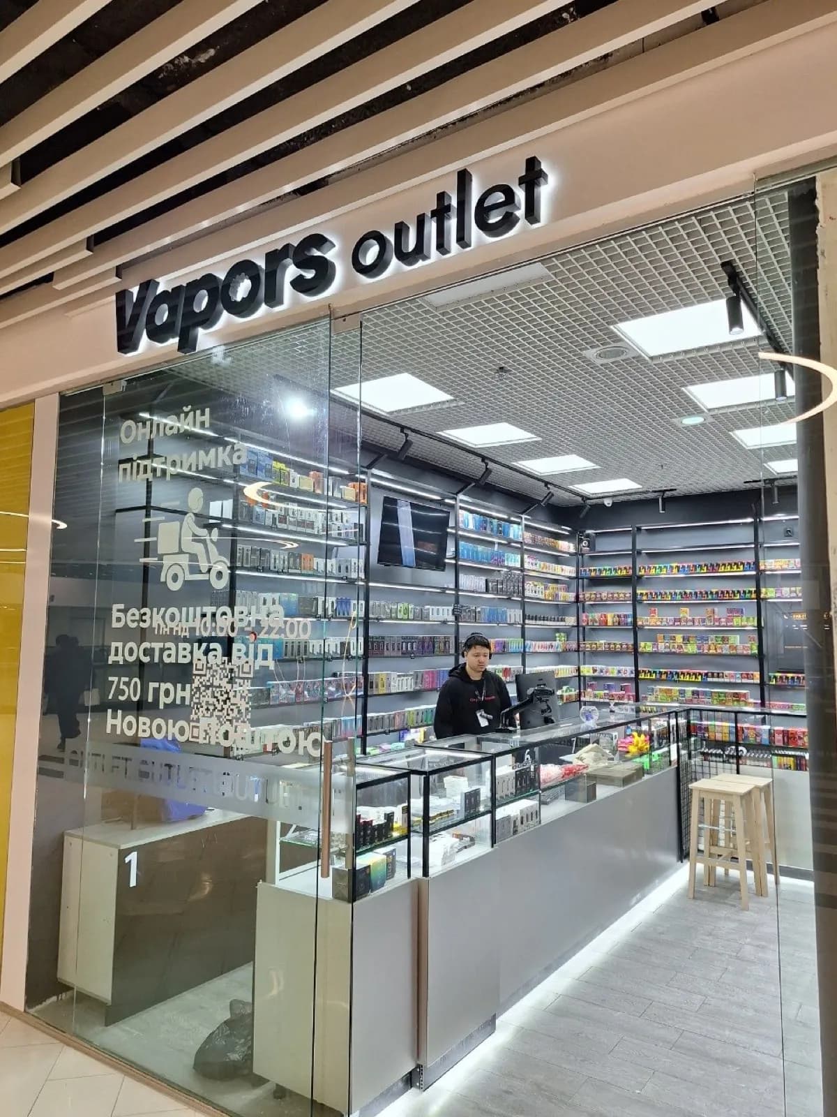 Shops & retail — a sign